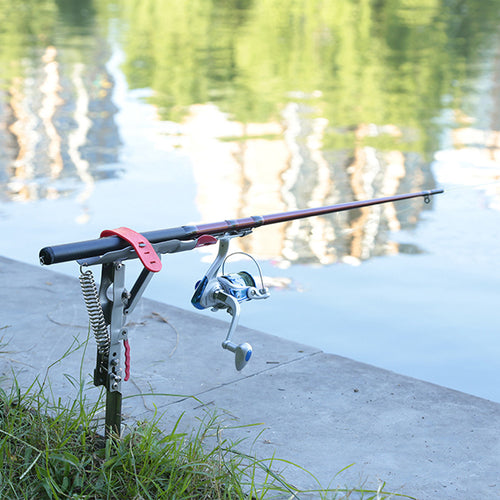Stainless steel fishing rod holder