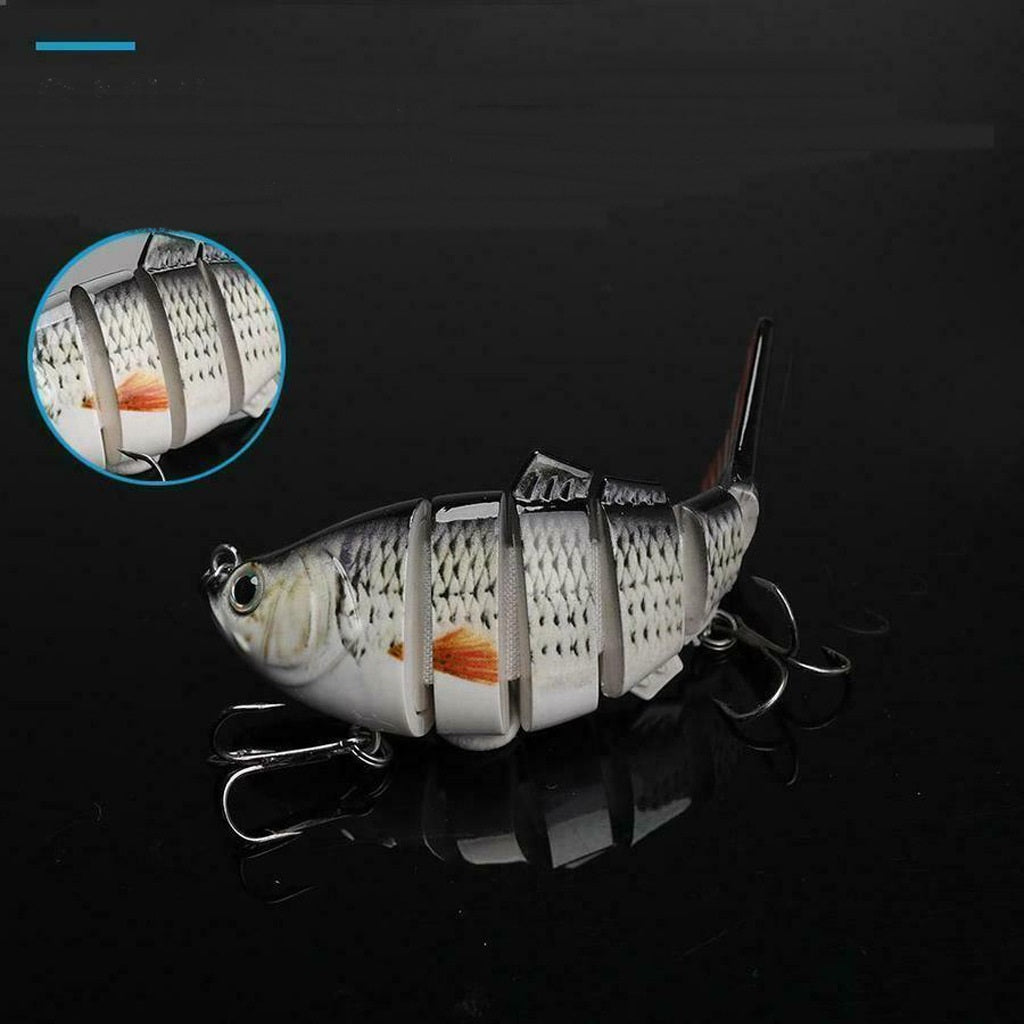 Fishing lure showing lifelike scale detailing