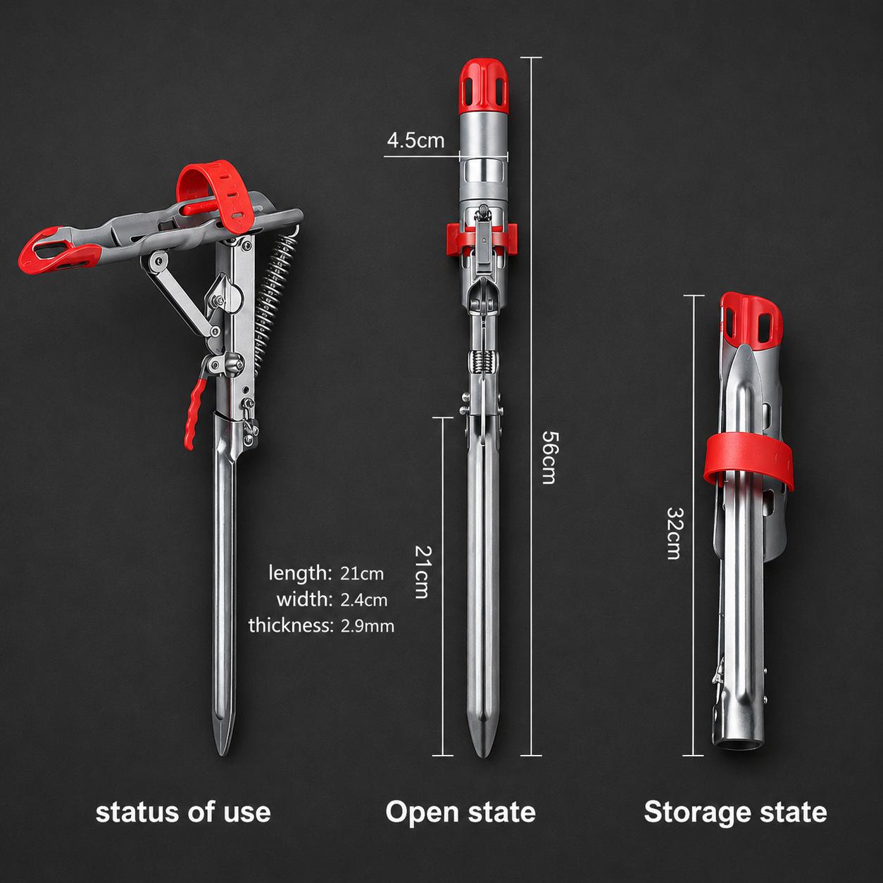 Stainless Steel Fishing Rod Holder
