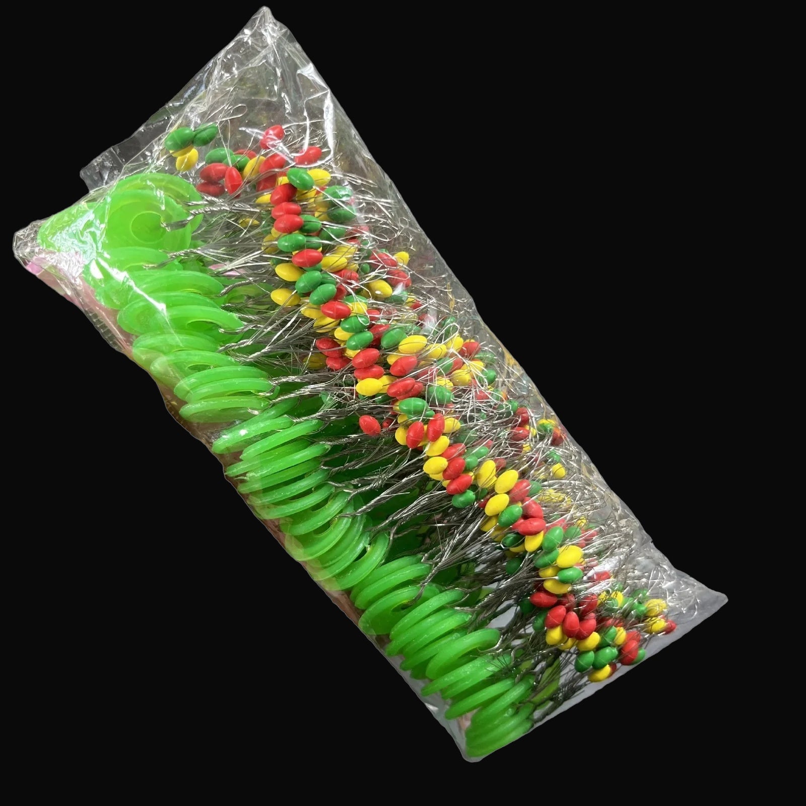 Driftline Rubber Fishing Line Stoppers bulk pack on dark studio background