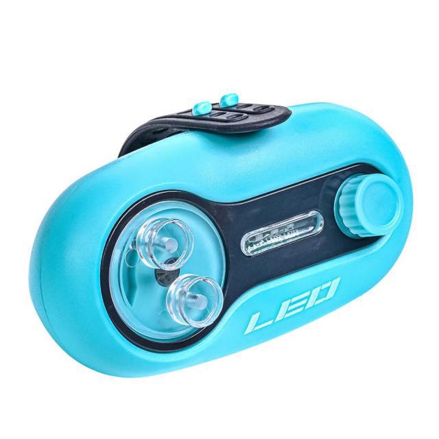 Fishing rod alarm mounted on a telescopic fishing rod