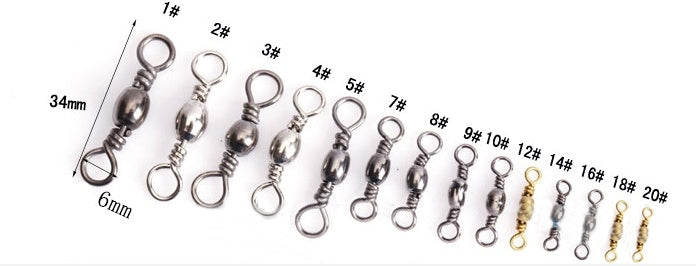Driftline stainless steel terminal tackle fishing swivels