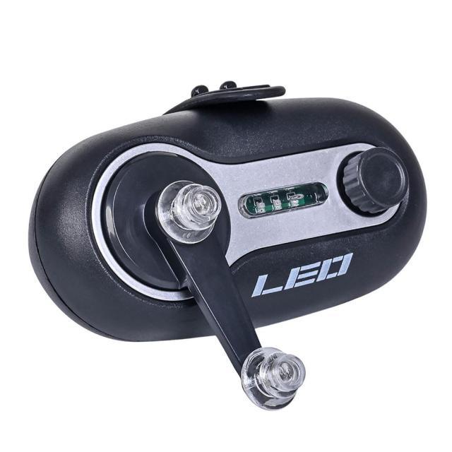 Turntable style fishing bite alarm detail