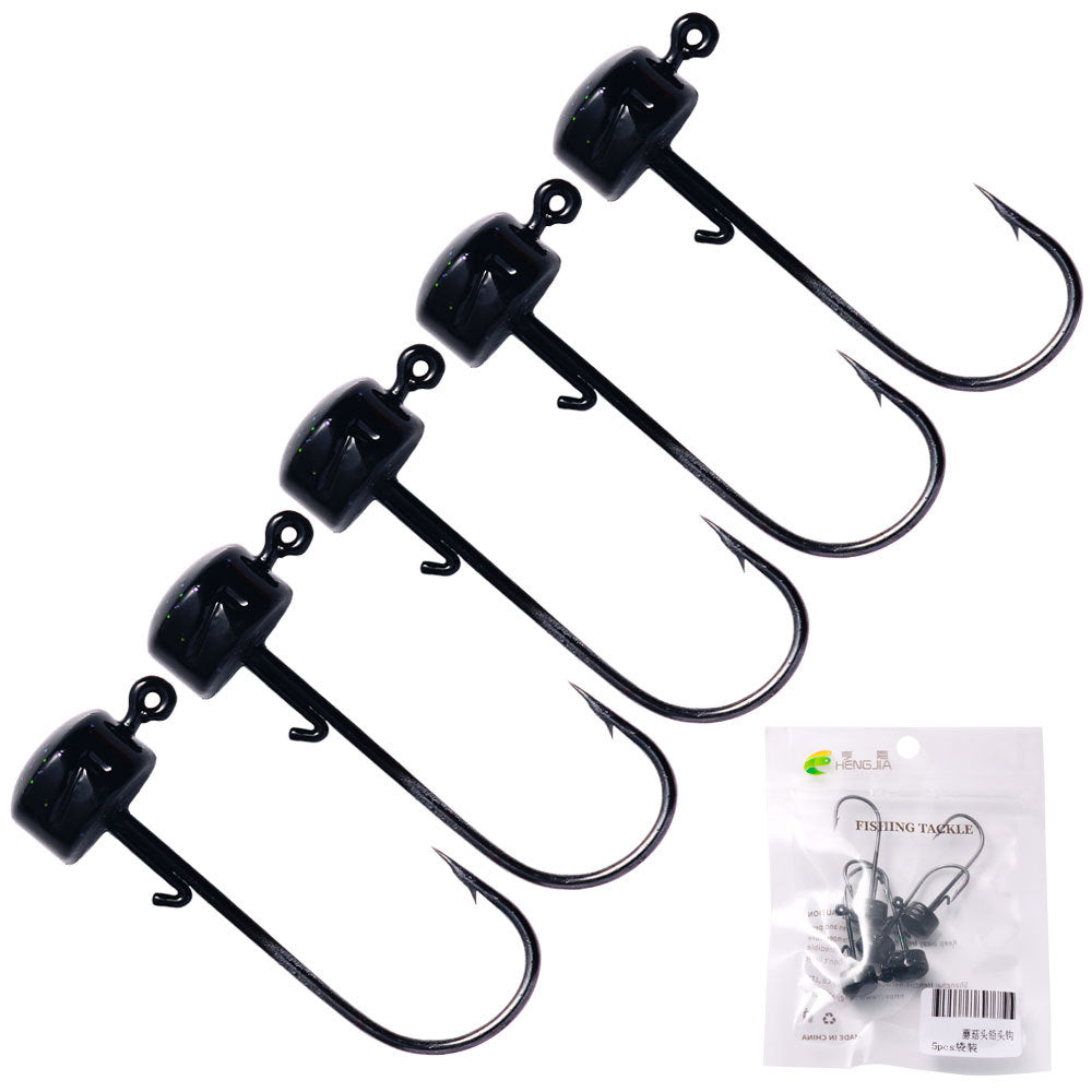 Mushroom jig hooks packaged set