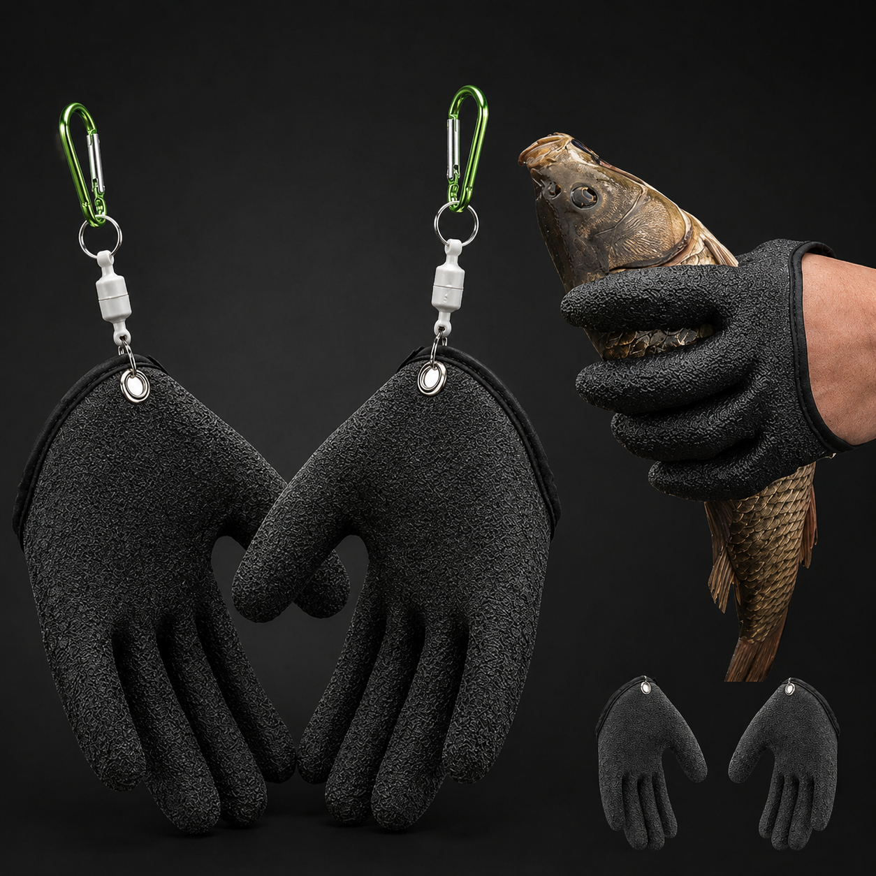 Anti-Slip Fishing Gloves — Cut & Puncture Resistant