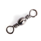 Close-up of a Driftline stainless steel barrel swivel