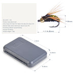 Fly fishing flies kit contents overview