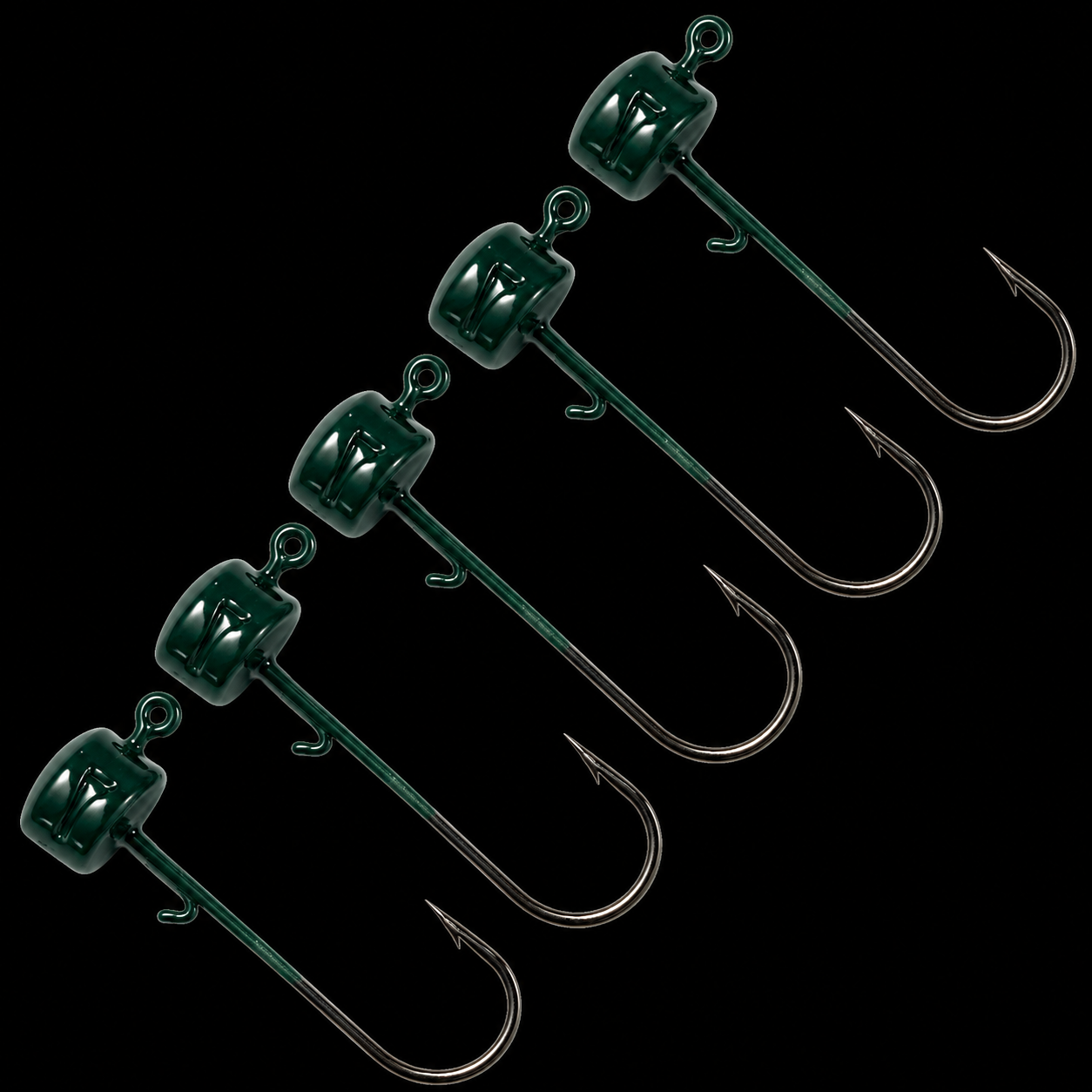 Mushroom Jig Hook Set — 5 Pack