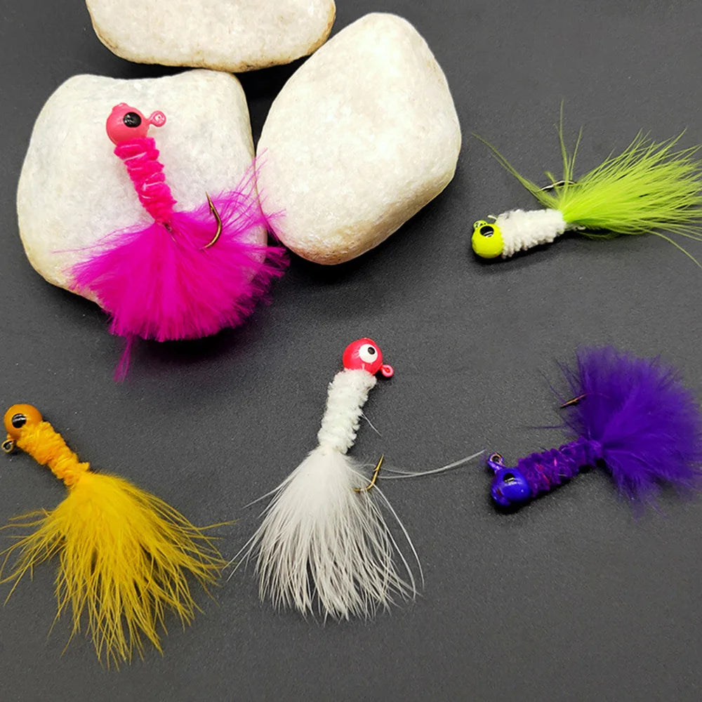 Driftline feather jig kit — multiple colour options to match local forage