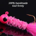 Driftline 5-pack feather jig lures for panfish, perch, and sunfish