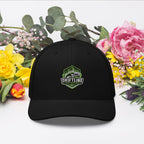 Driftline Outdoors mesh back trucker hat — side view